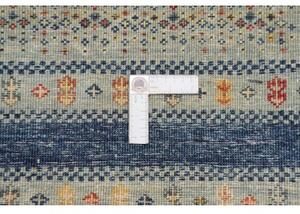 Tappeto Gabbeh Nova Geometrico Blu Notte Azzurro 102x150 Cm