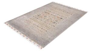 Tappeto Gabbeh Nova Figurativo Grigio Beige 124x178 Cm