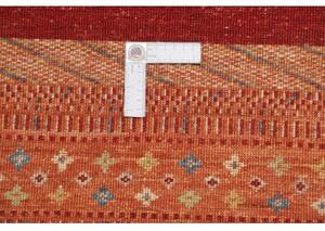 Tappeto Gabbeh Nova Geometrico Rosso Multicolore 101x153 Cm