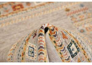 Tappeto Gabbeh Nova Figurativo Beige Blu 103x149 Cm