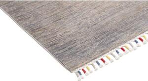 Tappeto Gabbeh Nova Figurativo Grigio Beige 124x178 Cm