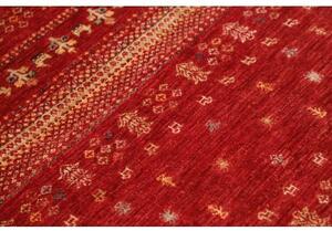 Tappeto Gabbeh Nova Stilizzato Rosso Beige 83x128 Cm