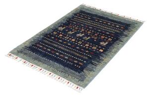 Tappeto Gabbeh Nova Figurativo Blu Multicolore 78x121 Cm