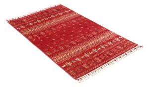 Tappeto Gabbeh Nova Figurativo Rosso Beige 80x123 Cm