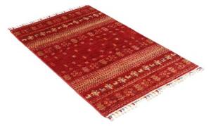 Tappeto Gabbeh Nova Stilizzato Rosso Beige 83x128 Cm