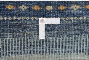 Tappeto Gabbeh Nova Figurativo Blu Multicolore 78x121 Cm