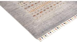 Tappeto Gabbeh Nova Figurativo Grigio Beige 80x126 Cm