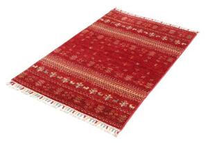 Tappeto Gabbeh Nova Figurativo Rosso Beige 80x123 Cm