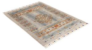 Tappeto Gabbeh Nova Geometrico Azzurro Beige 104x143 Cm