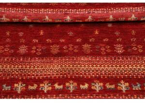 Tappeto Gabbeh Nova Stilizzato Rosso Beige 83x128 Cm