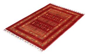 Tappeto Gabbeh Nova Geometrico Rosso Beige 78x119 Cm