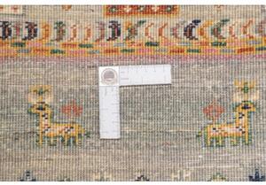 Tappeto Gabbeh Nova Geometrico Azzurro Beige 104x143 Cm