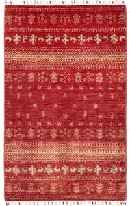 Tappeto Gabbeh Nova Stilizzato Rosso Beige 83x128 Cm