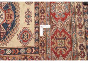 Tappeto Kazak Fine Geometrico Avorio Rosso 268x363 Cm