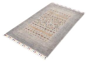 Tappeto Gabbeh Nova Figurativo Grigio Multicolore 78x127 Cm