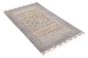 Tappeto Gabbeh Nova Figurativo Grigio Multicolore 78x127 Cm