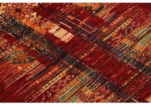 Tappeto Gabbeh Nova Astratto Rosso Beige 80x124 Cm