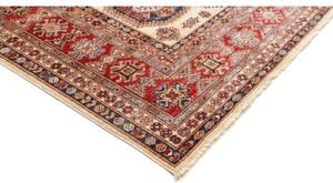 Tappeto Kazak Fine Geometrico Avorio Rosso 268x363 Cm