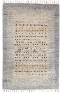 Tappeto Gabbeh Nova Figurativo Grigio Beige 80x118 Cm