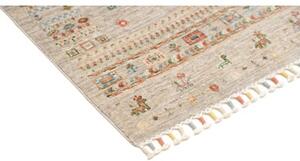 Tappeto Gabbeh Nova Figurativo Beige Multicolore 77x128 Cm