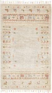 Tappeto Gabbeh Nova Figurativo Beige Multicolore 77x128 Cm