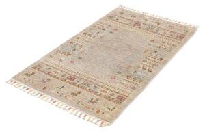 Tappeto Gabbeh Nova Figurativo Beige Multicolore 77x128 Cm