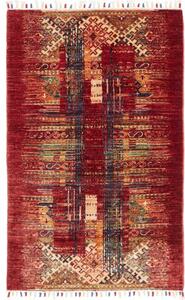 Tappeto Gabbeh Nova Astratto Rosso Beige 80x124 Cm