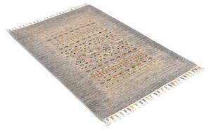 Tappeto Gabbeh Nova Figurativo Grigio Beige 80x118 Cm
