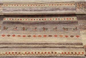 Tappeto Gabbeh Nova Figurativo Beige Marrone 80x120 Cm