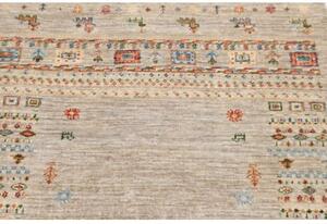 Tappeto Gabbeh Nova Figurativo Beige Multicolore 77x128 Cm