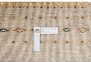 Tappeto Gabbeh Nova Figurativo Grigio Multicolore 78x127 Cm