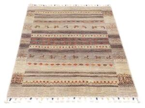 Tappeto Gabbeh Nova Figurativo Beige Marrone 80x120 Cm