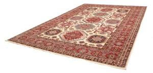 Tappeto Kazak Fine Geometrico Avorio Rosso 268x363 Cm