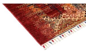 Tappeto Gabbeh Nova Astratto Rosso Beige 80x124 Cm