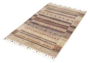 Tappeto Gabbeh Nova Figurativo Beige Marrone 80x120 Cm