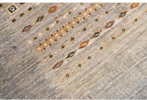 Tappeto Gabbeh Nova Figurativo Grigio Beige 80x118 Cm