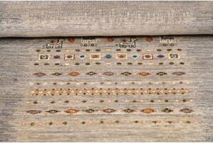 Tappeto Gabbeh Nova Figurativo Grigio Beige 80x118 Cm