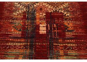 Tappeto Gabbeh Nova Astratto Rosso Beige 80x124 Cm