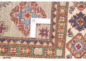Tappeto Kazak Fine Geometrico Beige Rosso 126x184 Cm