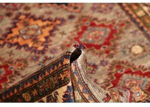 Tappeto Kazak Fine Geometrico Beige Rosso 126x184 Cm
