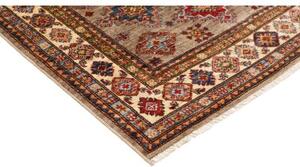 Tappeto Kazak Fine Geometrico Beige Rosso 126x184 Cm