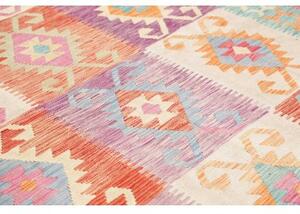 Tappeto Kilim Geometrico Multicolore 248x341 Cm