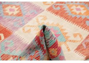 Tappeto Kilim Geometrico Multicolore 248x341 Cm