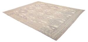Tappeto Kilim Geometrico Beige Malva 242x290 Cm