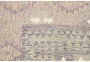 Tappeto Kilim Geometrico Beige Malva 242x290 Cm
