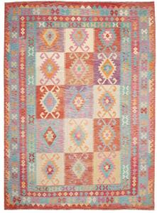 Tappeto Kilim Geometrico Multicolore 248x341 Cm