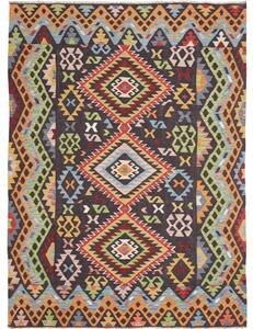 Tappeto Kilim Stilizzato Multicolore 175x240 Cm