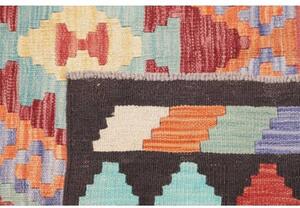 Tappeto Kilim Stilizzato Terracotta Avorio 178x260 Cm