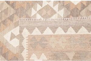 Tappeto Kilim Geometrico Beige Avorio 204x295 Cm