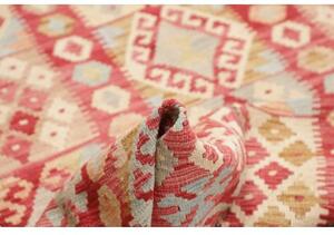Tappeto Kilim Geometrico Rosso Mattone Beige 179x235 Cm